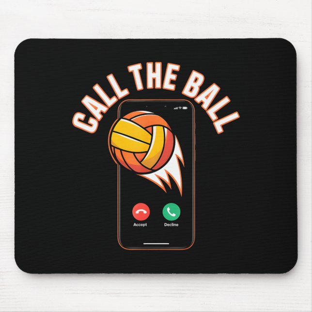Mousepad Funny Call The Ball Volleyball Leopard Ball Mom Mo (Frente)