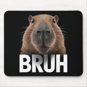 Mousepad Funny Capybara Bruh