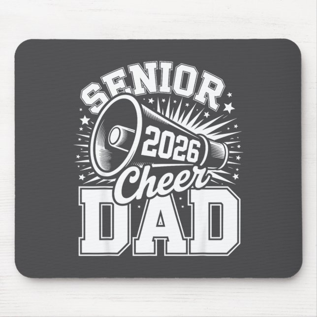 Mousepad Funny Cheer Class Senior 2026 Proud 2026 Dad Cheer (Frente)