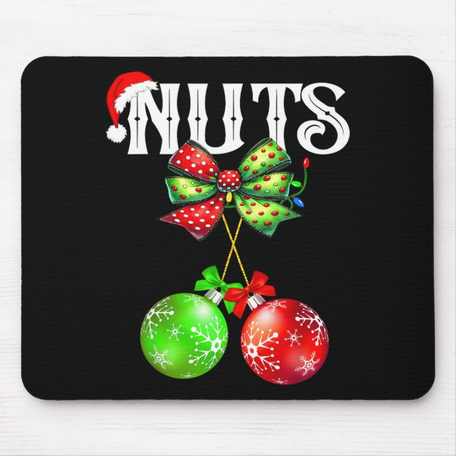 Mousepad Funny Chest Nuts Chestnuts Matching Family Christm (Frente)