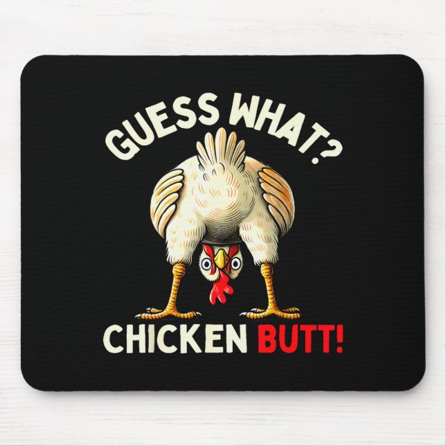 Mousepad Funny Chicken Graphic Tee Men Women Kids Chicken B (Frente)