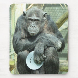 MOUSEPAD FUNNY CHIMPANZEE