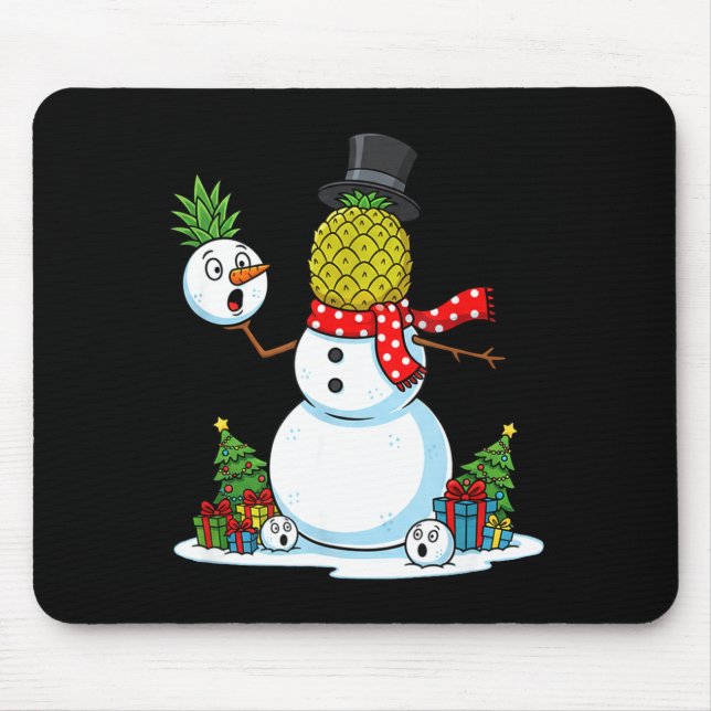 Mousepad Funny Christmas Ne Snowman Xmas Mens Womens Kids  (Frente)