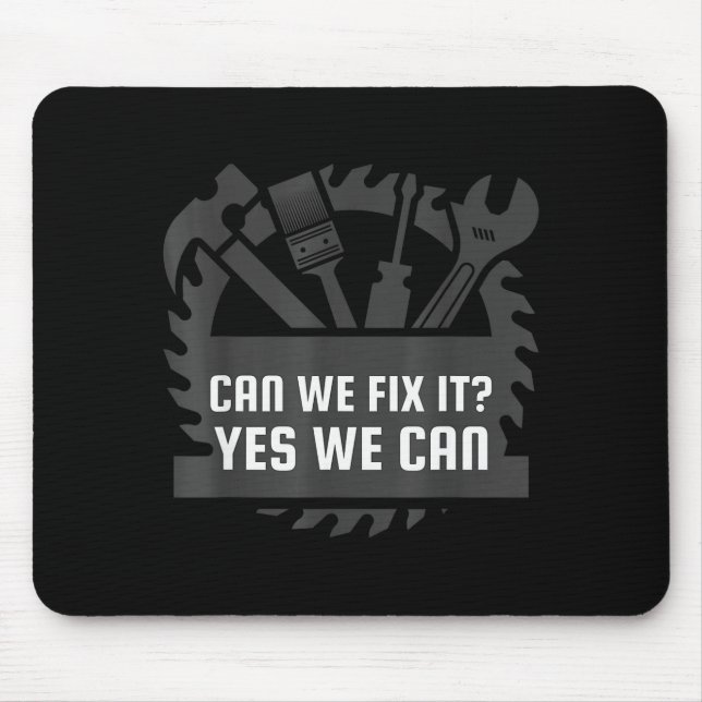 Mousepad Funny Construction Worker, Bob The Builder Gag Gif (Frente)