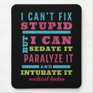 Mousepad Funny CRNA / Anestesiologista não consegue consert
