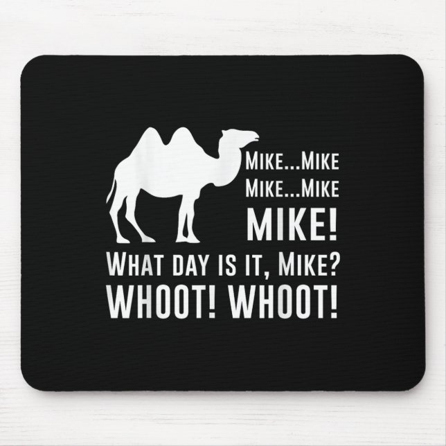 Mousepad Funny Cute Camel Quotes About Hump Day Funny Quote (Frente)
