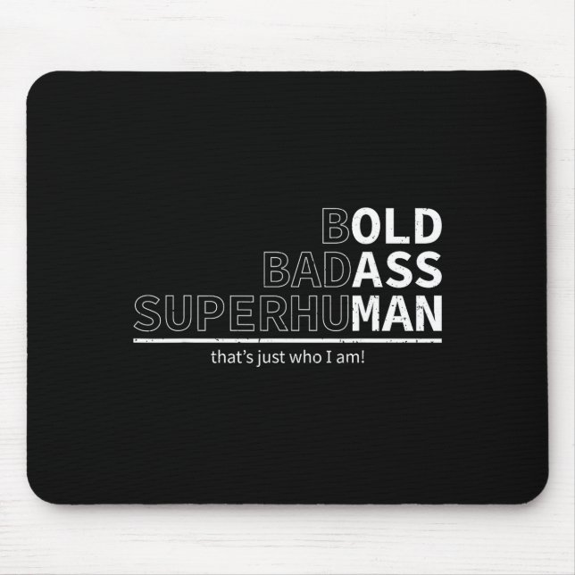 Mousepad Funny Dad Old Man Grandpa Gag Birthday Fathers Day (Frente)