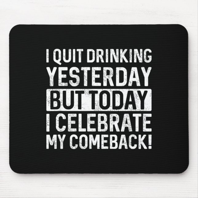 Mousepad Funny Day Drinking Shirts Men Women Adult Humor Dr (Frente)