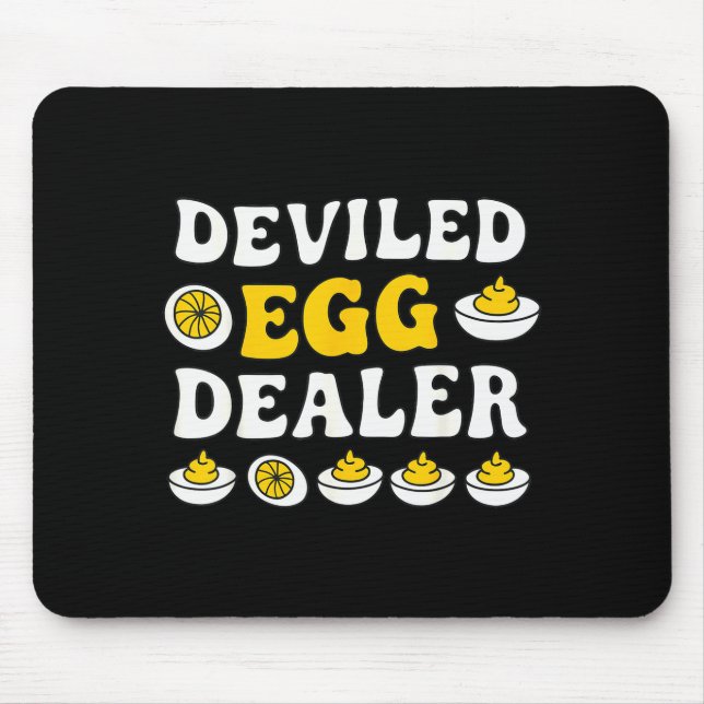 Mousepad Funny Deviled Egg Er Thanksgiving  (Frente)