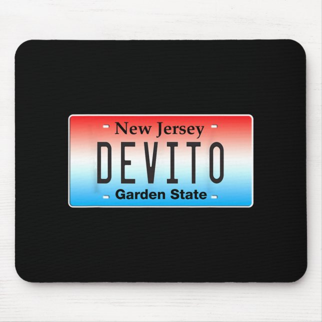 Mousepad Funny Devito New Jersey Italian American Nj Cutlet (Frente)
