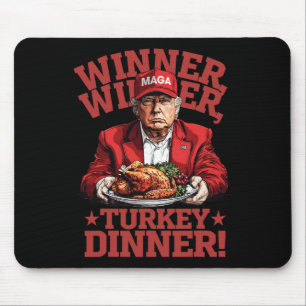 Mousepad Funny Donald Trump Vencedor da Turquia Janta Than