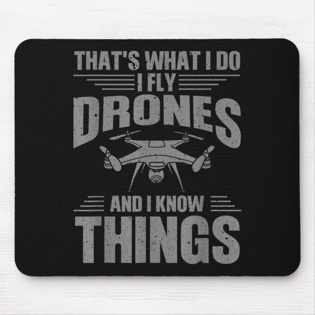 Mousepad Funny Drone Art For Men Women Boys Drone Racing Dr (Frente)