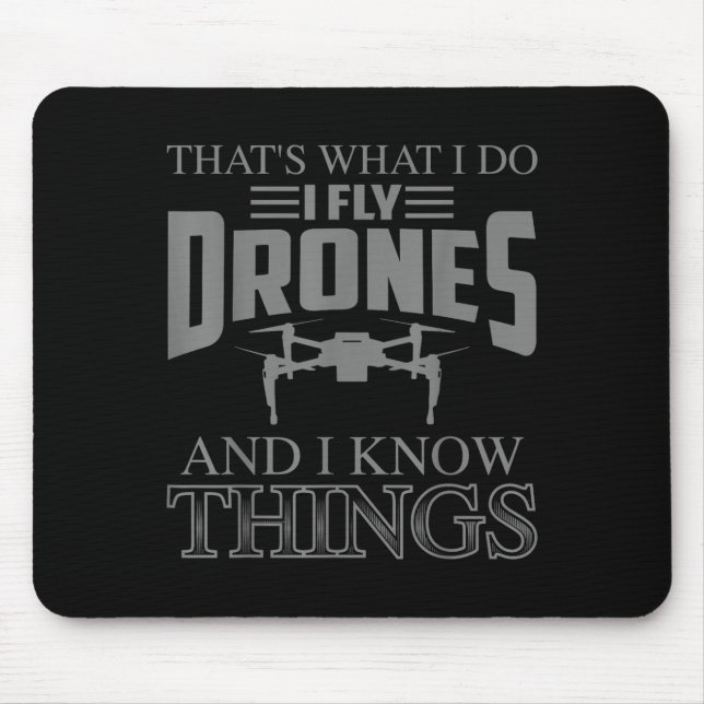 Mousepad Funny Drone Art For Men Women Boys Drone Racing Dr (Frente)