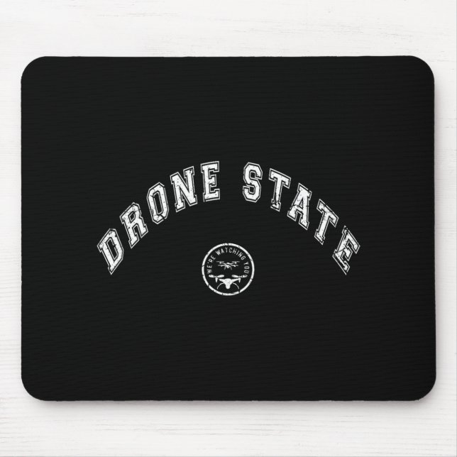 Mousepad Funny Drone State Flying Secret Drone New Jersey W (Frente)