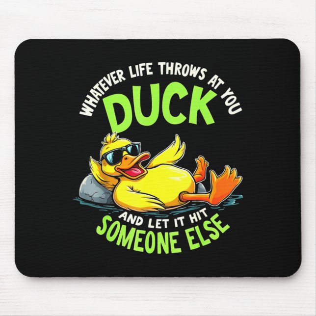 Mousepad Funny Duck Graphic Tees Men Women Teens Funny Quot (Frente)