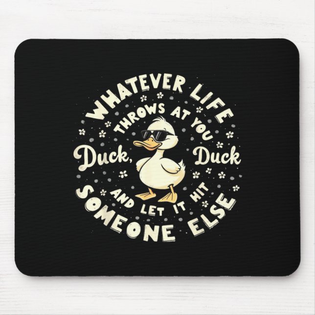 Mousepad Funny Duck Graphic Tees Men Women Teens Funny Quot (Frente)