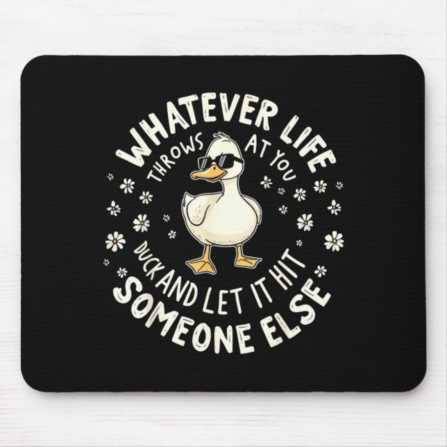 Mousepad Funny Duck Graphic Tees Men Women Teens Funny Quot (Frente)
