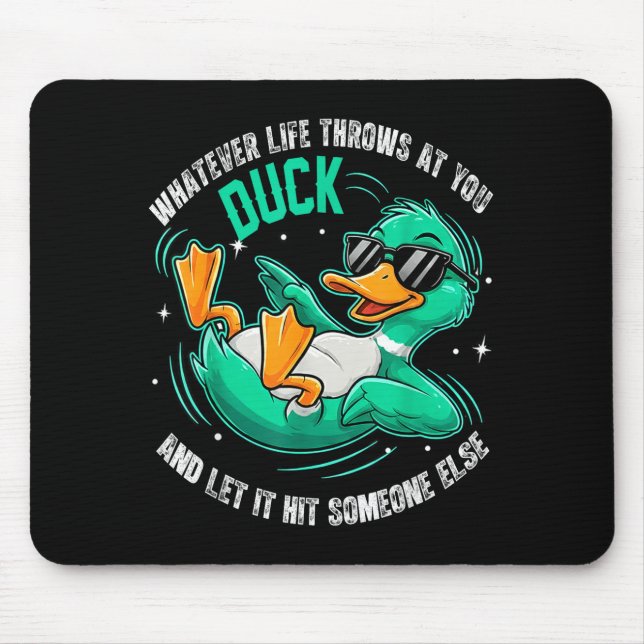 Mousepad Funny Duck Graphic Tees Men Women Teens Funny Quot (Frente)