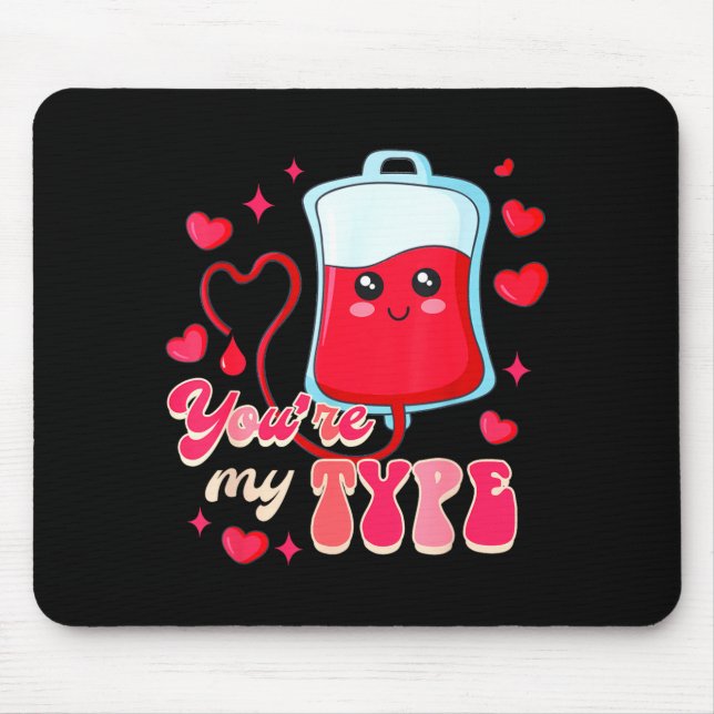 Mousepad Funny Er Rn Nurse Nursing Valentine’s Day You're M (Frente)