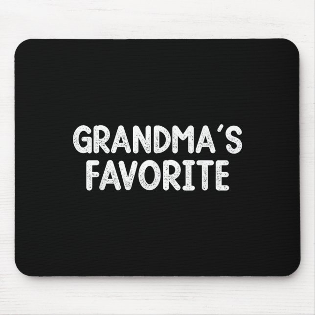 Mousepad Funny Family Humor Grandparent Granhild Grandma's  (Frente)