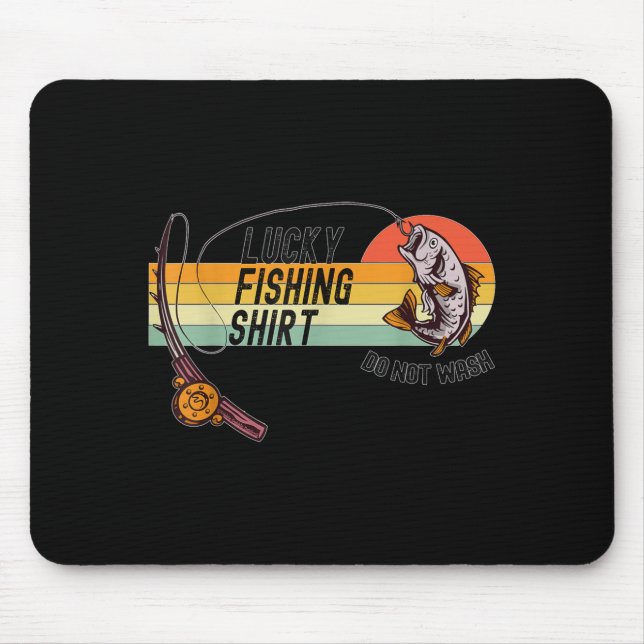 Mousepad Funny Fisherman's Lucky Fishing Shirt - Do Not Wa- (Frente)