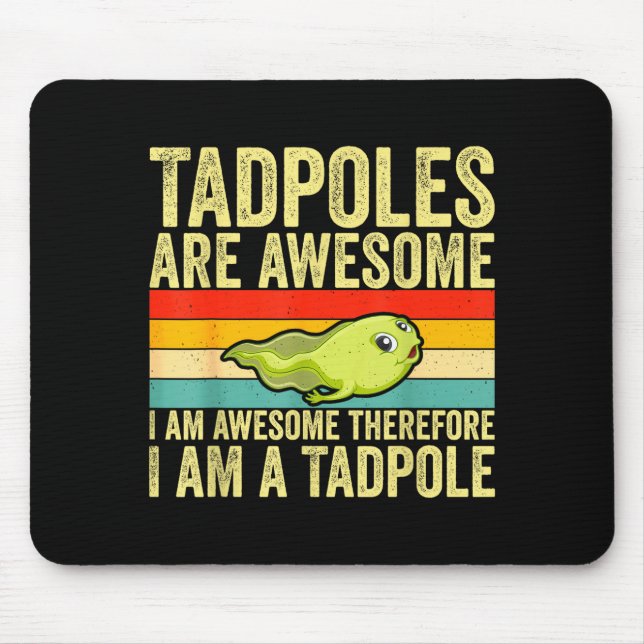 Mousepad Funny Frog Tadle Lovers Design For Men Women Kids  (Frente)