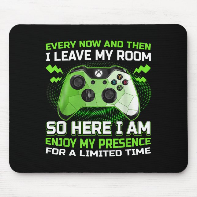 Mousepad Funny Gamer I Don't Always Play Video Games Gift B (Frente)