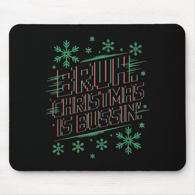 Mousepad Funny Gen Alpha Gen Z Slang Funny Christmas Sweate (Frente)