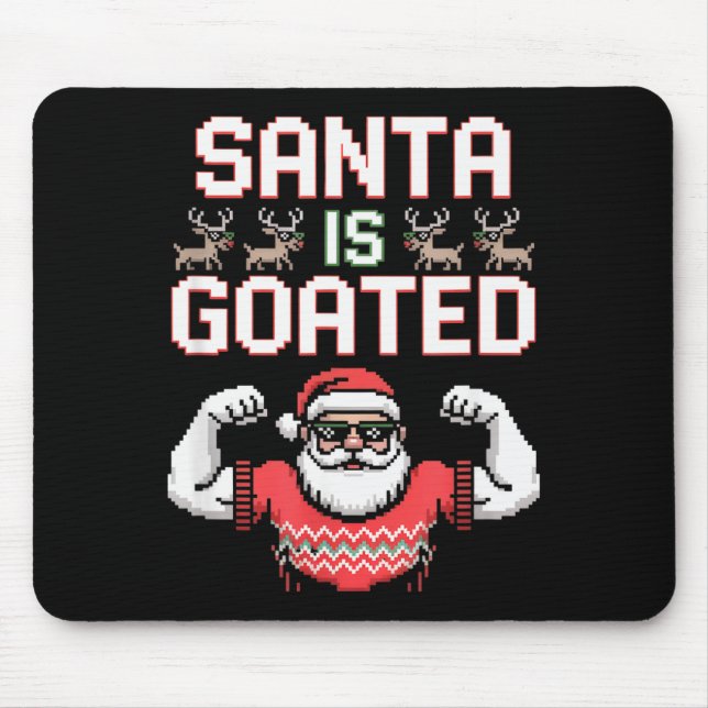 Mousepad Funny Gen Alpha Gen Z Slang Funny Christmas Sweate (Frente)