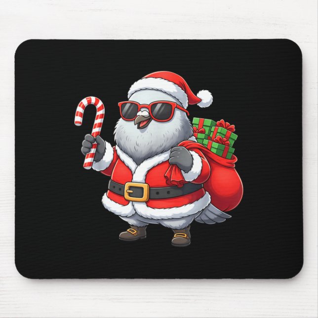 Mousepad Funny Geon Christmas Santa Outfit Xmas Boys Girls  (Frente)