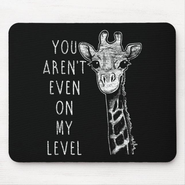 Mousepad Funny Giraffe  (Frente)