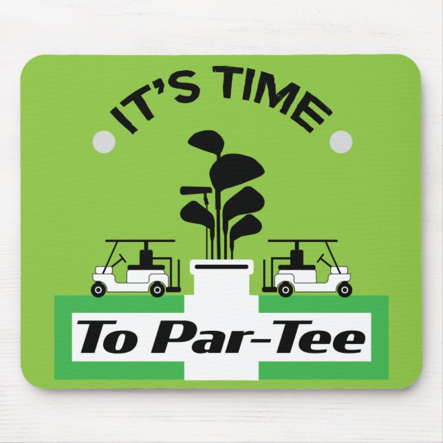 Mousepad Funny Golfing Pros Golfing Fanatics Sports (Frente)