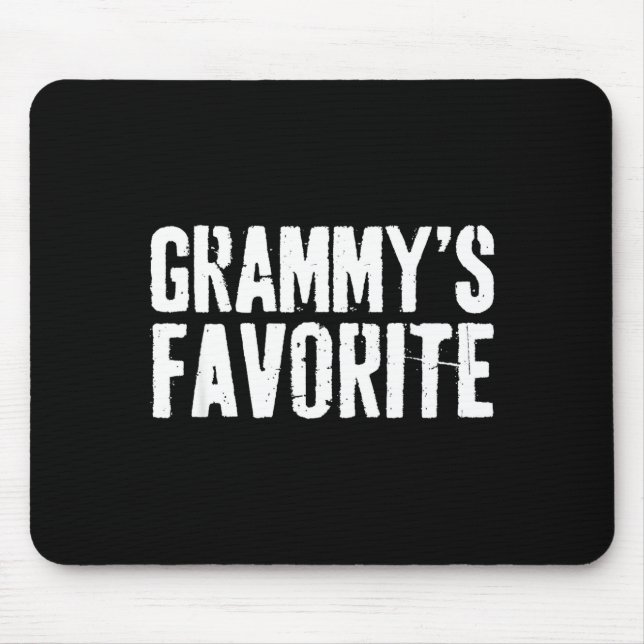 Mousepad Funny Grammy’s Favorite Funny Grandparent Granhild (Frente)