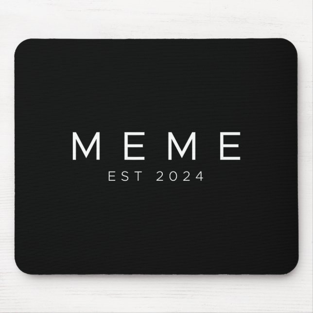 Mousepad Funny Grandma Soon To Be Meme Est 2024 New Grandma (Frente)