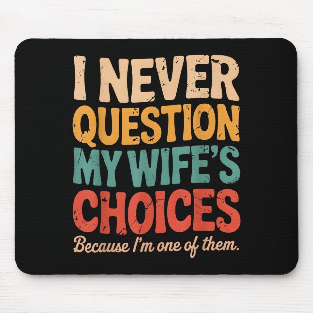 Mousepad Funny Groovy Dad Joke Quote For Husband Fathers Da (Frente)