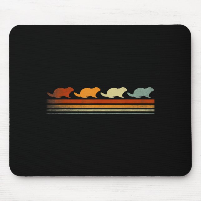 Mousepad Funny Groundhog Retro Groundhog Funny Groundhog Lo (Frente)