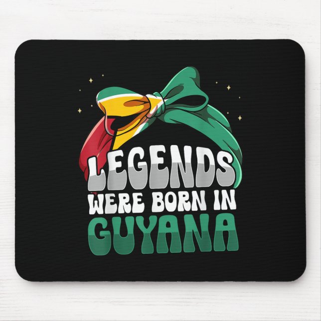 Mousepad Funny Guyanese Flag Guiana (Frente)