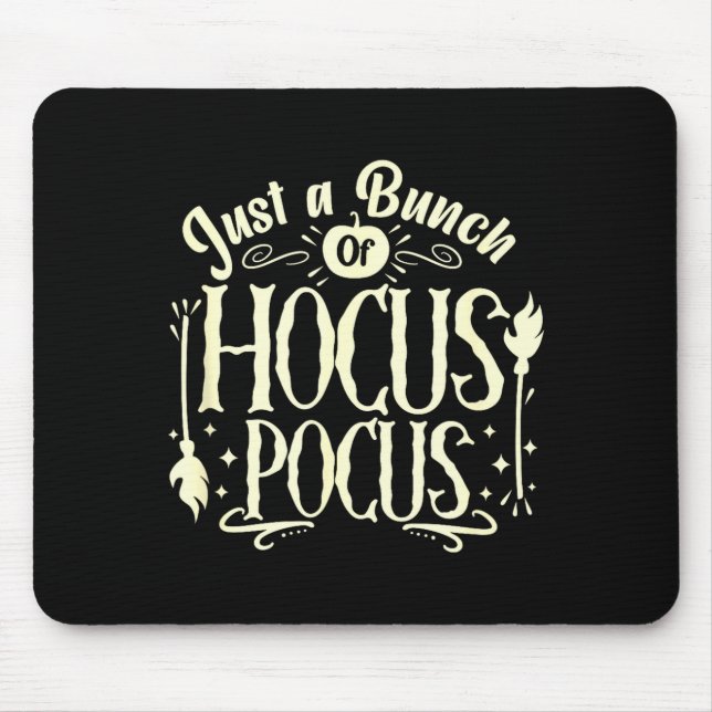 Mousepad Funny Halloween Witch Just A Bunch Of Quote Gift  (Frente)