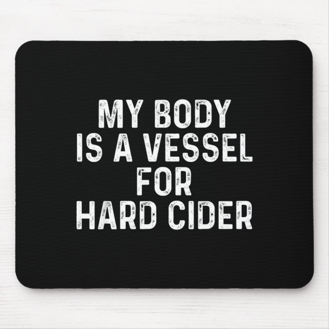 Mousepad Funny Hard Cider  (Frente)