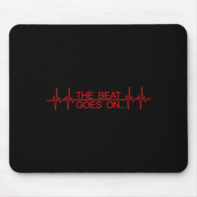 Mousepad Funny Heart Transplant Art Men Women Heart Attack  (Frente)