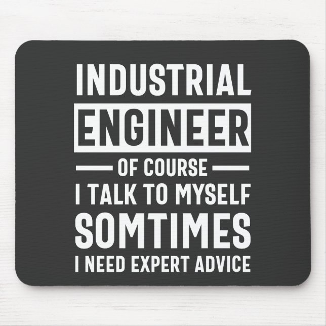 Mousepad Funny Industrial  Engineer Gift (Frente)