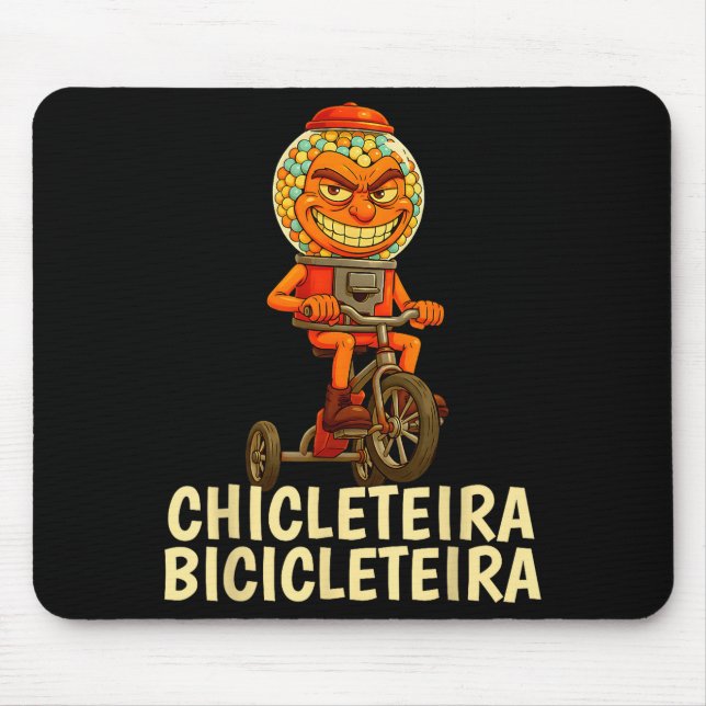 Mousepad Funny Italian Brainrot Kids Meme Chicleteira Bicic (Frente)