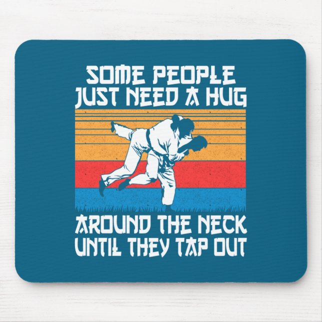 Mousepad Funny Judo Jiu Jitsu Martial Arts Humor  (Frente)
