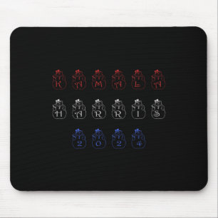 Mousepad Funny Kamala Harris 2024 - Folha de Natal Feliz