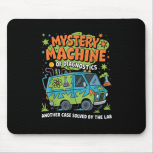 Mousepad Funny Lab Week 2025 - Máquina De Diagnóstico Retro