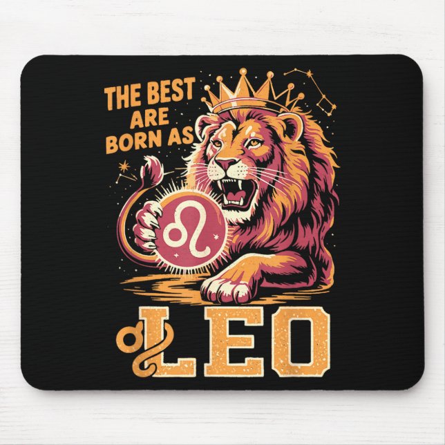 Mousepad Funny Leo Birthday Quote Astrology Horoscope Gift  (Frente)