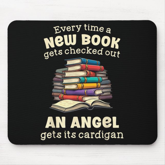 Mousepad Funny Librarian Quote For Library Nerd  (Frente)