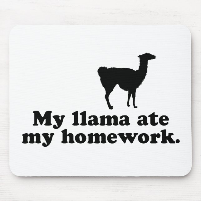 Mousepad Funny Llama (Frente)