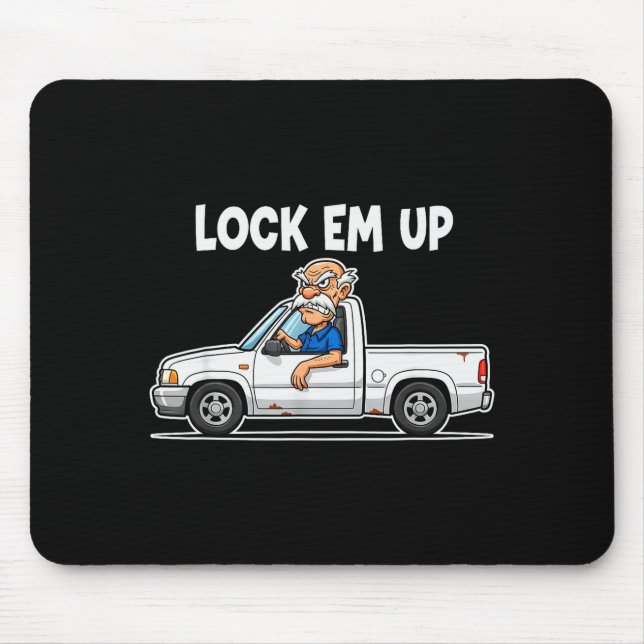 Mousepad Funny Lock Em Up Private Property  (Frente)