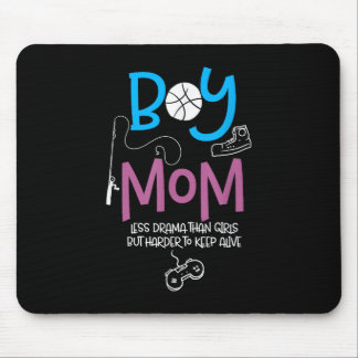 Mousepad Funny Mom of Boys Proud Mom Good Mothers Day